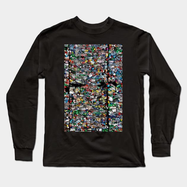 Reduce, Recycle, Reuse - Plastic. Long Sleeve T-Shirt by OriginalDarkPoetry